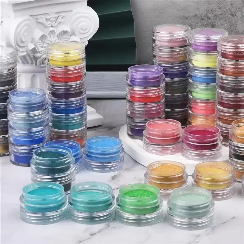 Resin Glitter Pack - 6 pièces de poudre de chrome